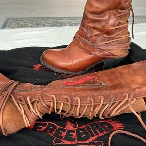 Freebird knee high boots